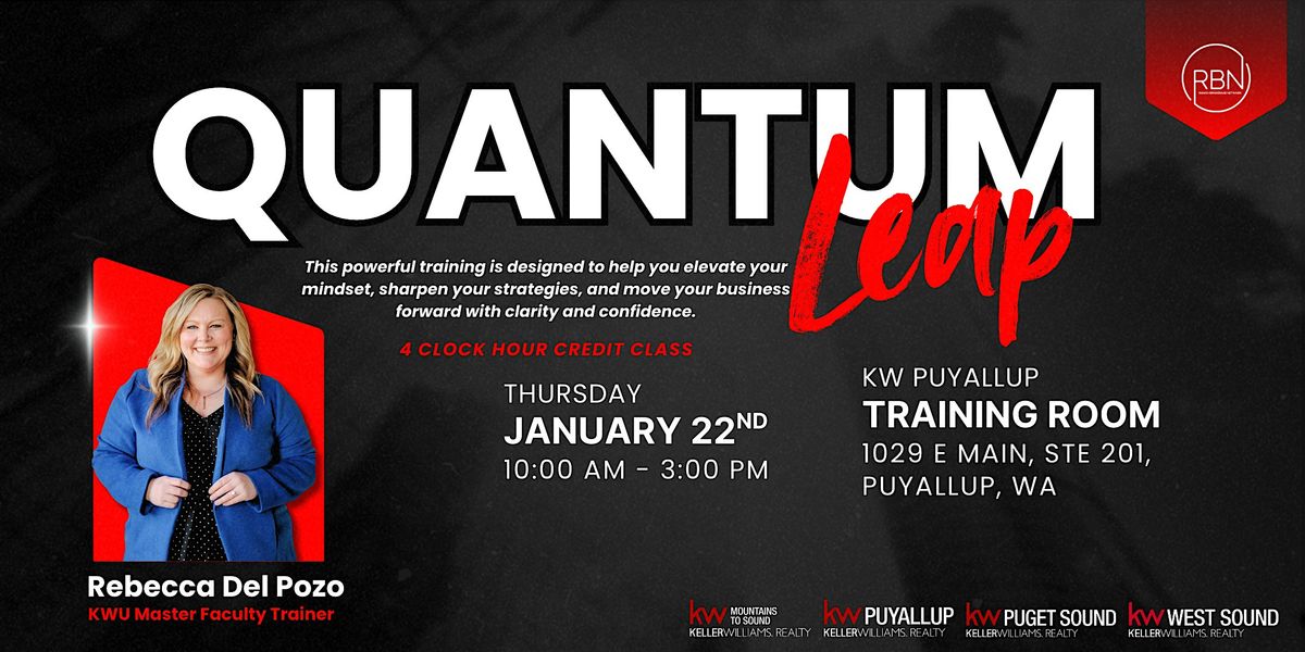 Quantum Leap, 22 January | Event in Puyallup | AllEvents