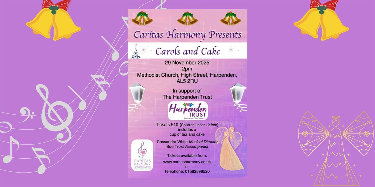 Carols & Cake, 29 November | Event in Harpenden | AllEvents
