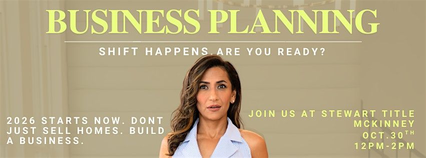 2026 Business Planning, 30 October | Event in McKinney | AllEvents