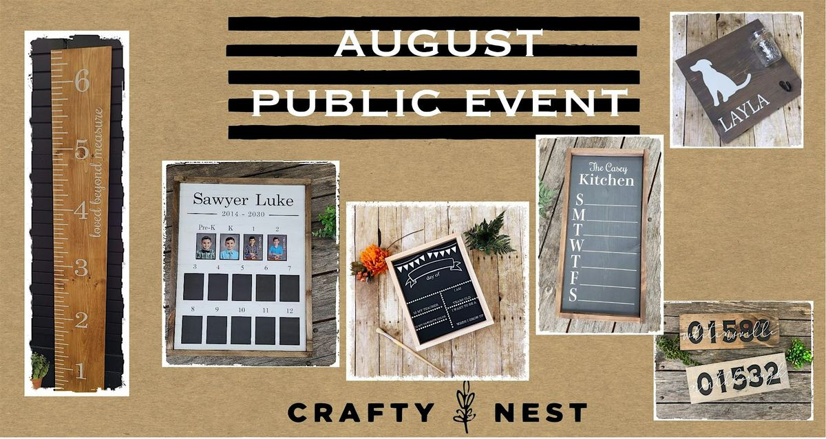 August 21st Public Night at The Crafty Nest, 21 August | Event in Whitinsville | AllEvents