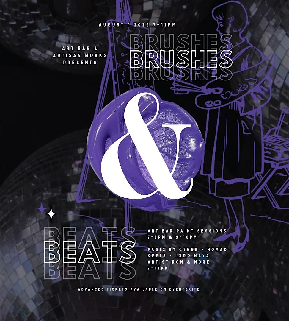 BEATS & BRUSHES: ART BAR at Artisan Works, 1 August | Event in Rochester | AllEvents