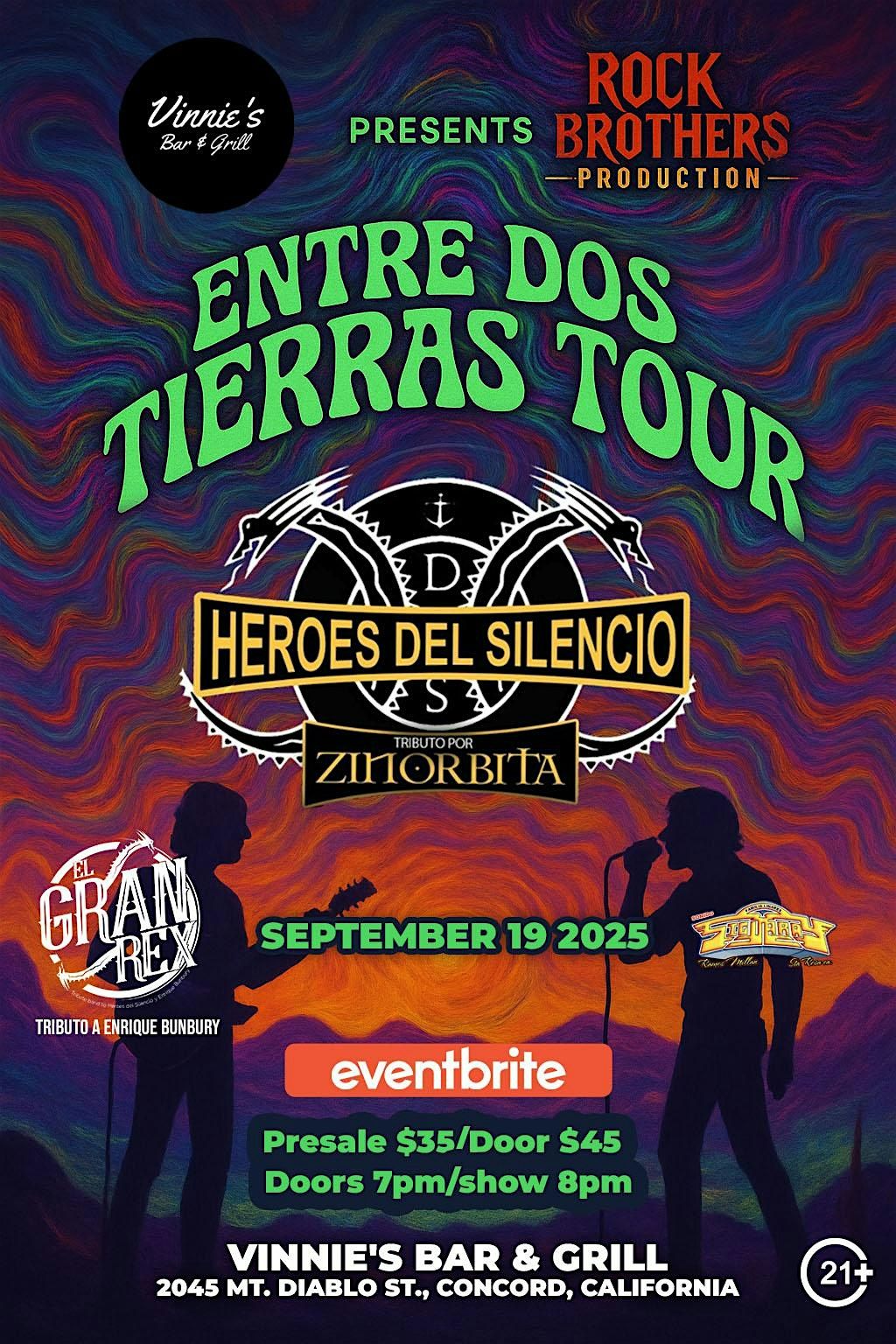 Entre dos Tierras Tour, 19 September | Event in Concord | AllEvents