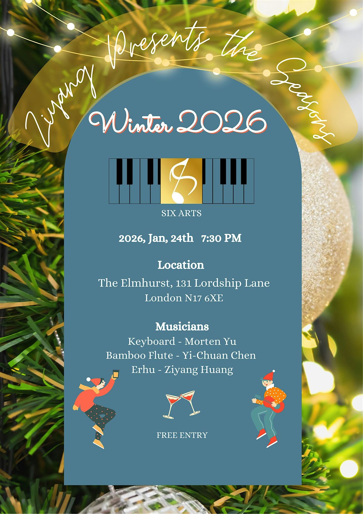 Ziyang Presents the Seasons: Winter 2026, 24 January | Event in London | AllEvents