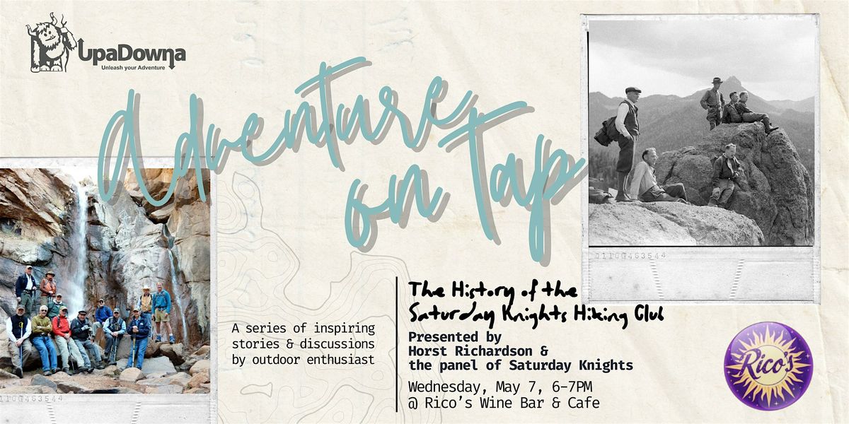 Adventure on Tap: The History of the Saturday Knights Hiking Club, 7 May | Event in Colorado Springs | AllEvents