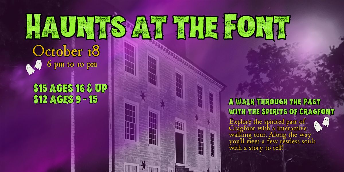 Haunts at the Font, 18 October | Event in Castalian Springs | AllEvents