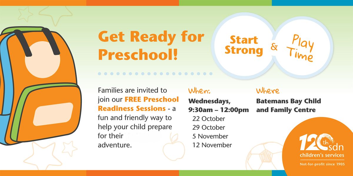 Get Ready for Preschool, 22 October | Event in Catalina | AllEvents