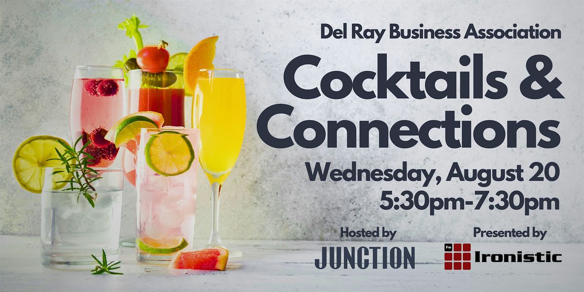 DRBA  August Cocktails & Connections, 20 August | Event in Alexandria | AllEvents