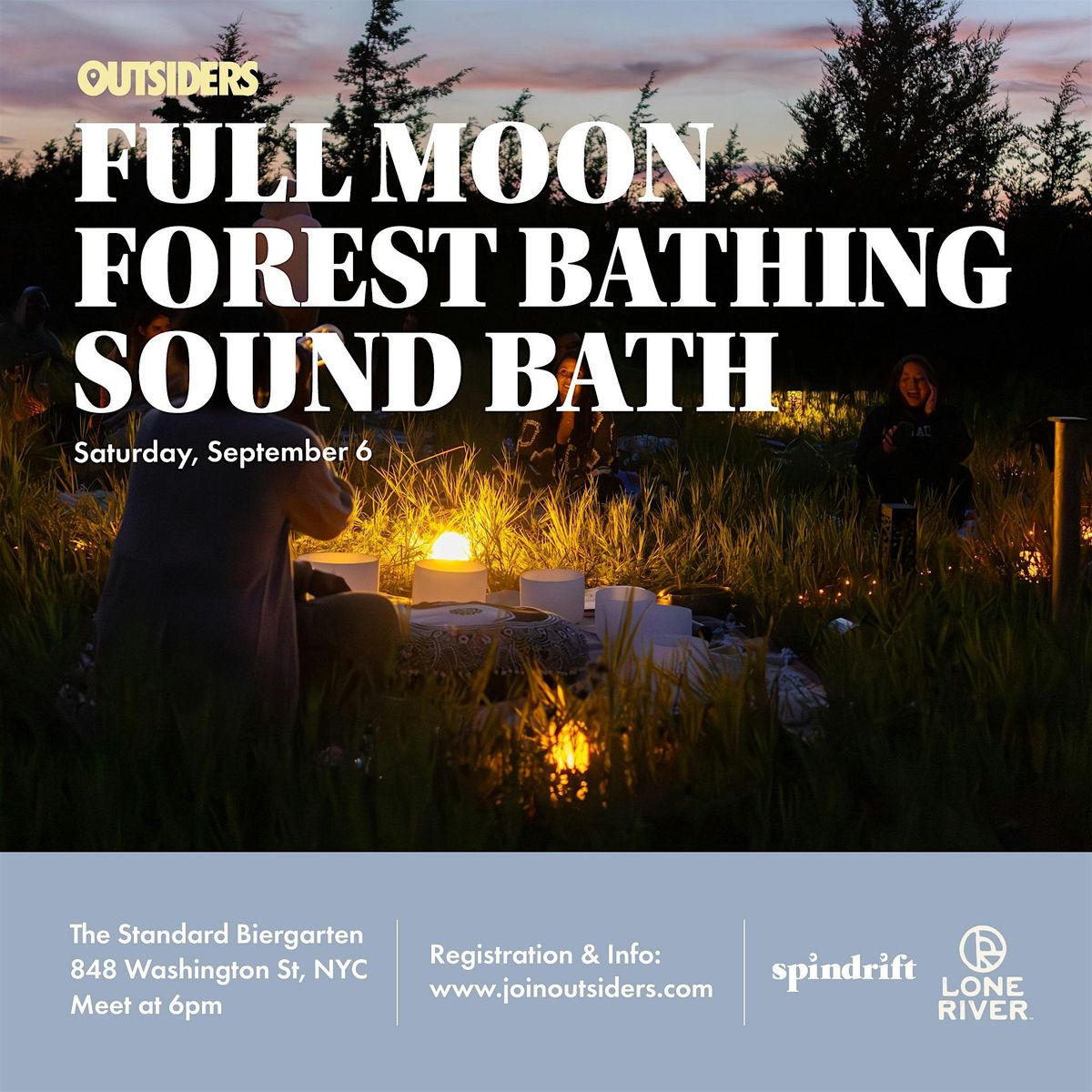 Full Moon Forest Bathing Sound Bath, 6 September | Event in New York | AllEvents