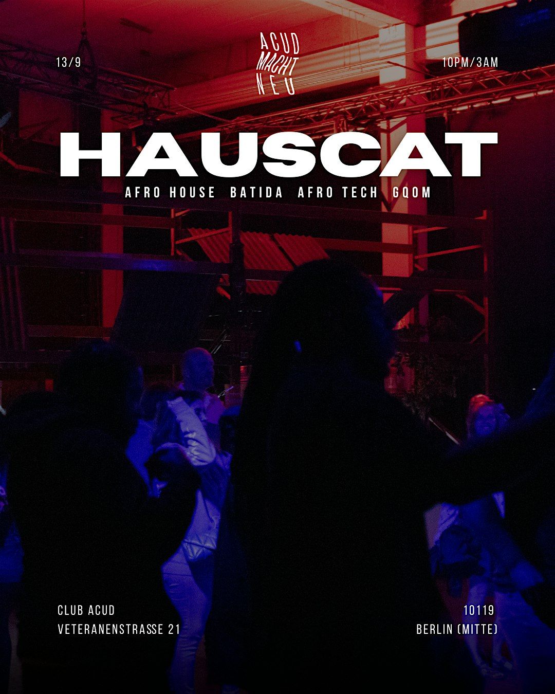HAUSCAT: Welcome to Berlin, 13 September | Event in Berlin | AllEvents