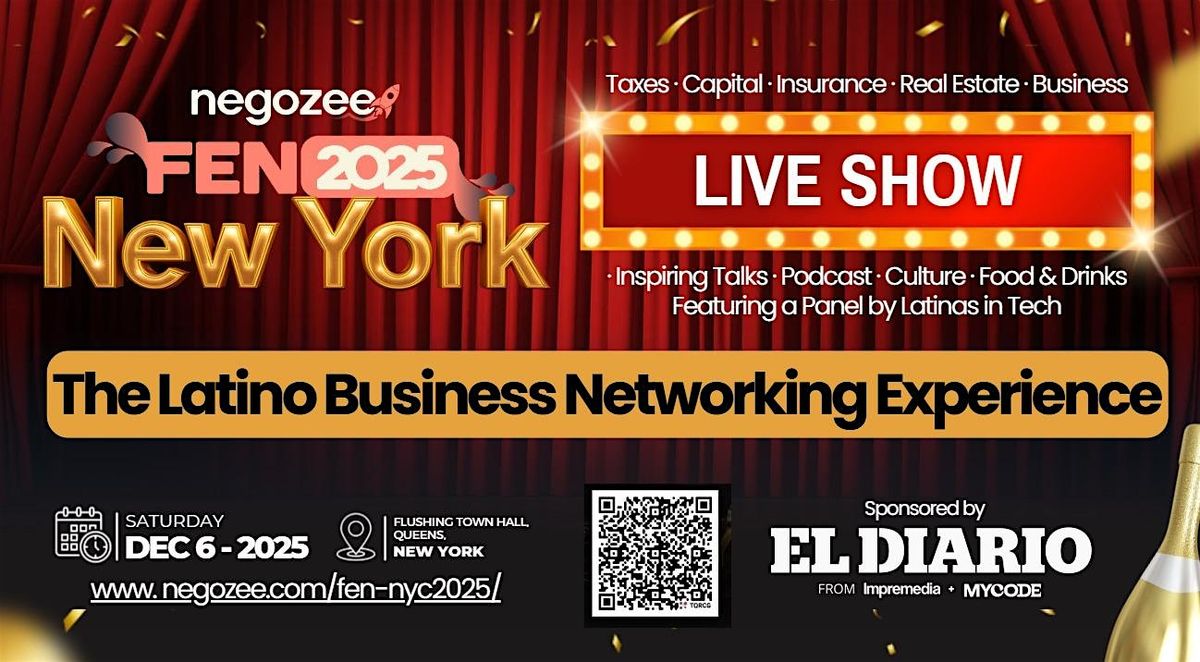 FEN 2025 - Latino Business Networking, 6 December | Event in Queens | AllEvents