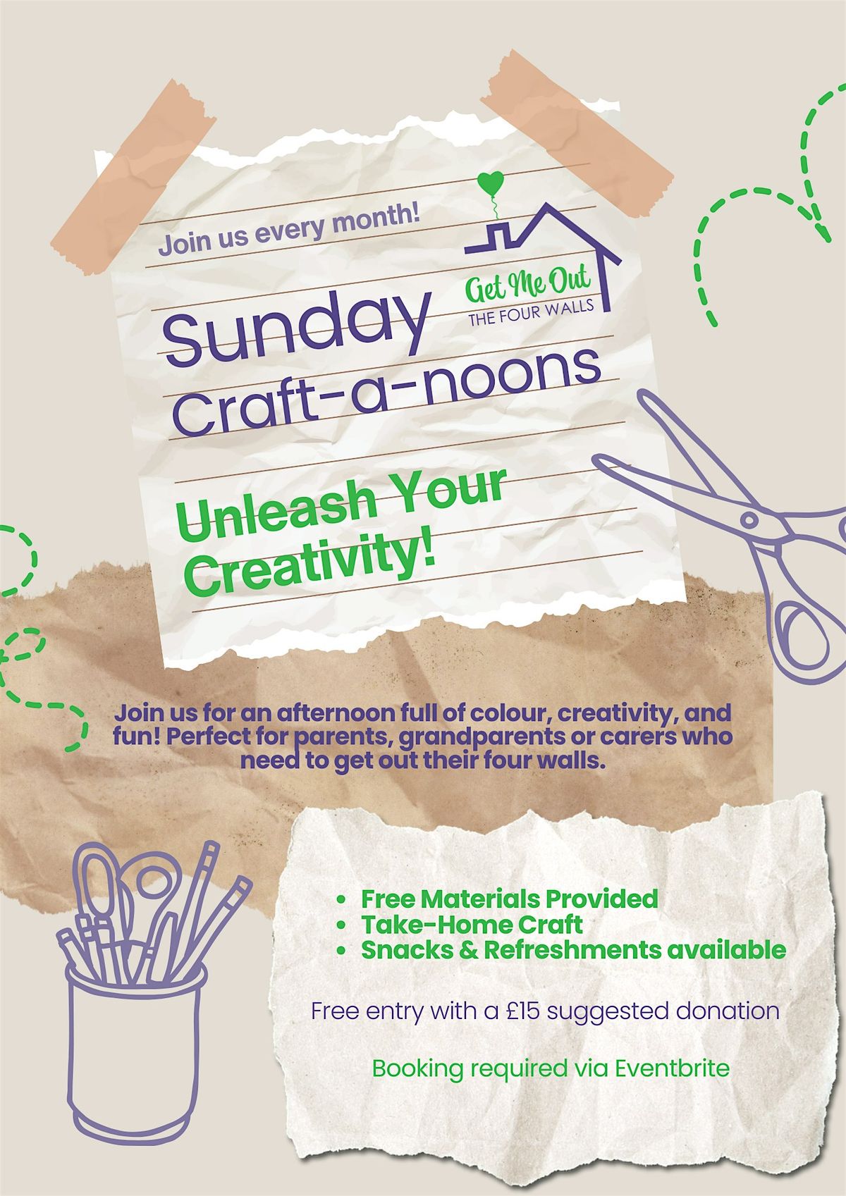 Sunday Craft-a-noons (ADULTS ONLY) | Event in Norwich | AllEvents