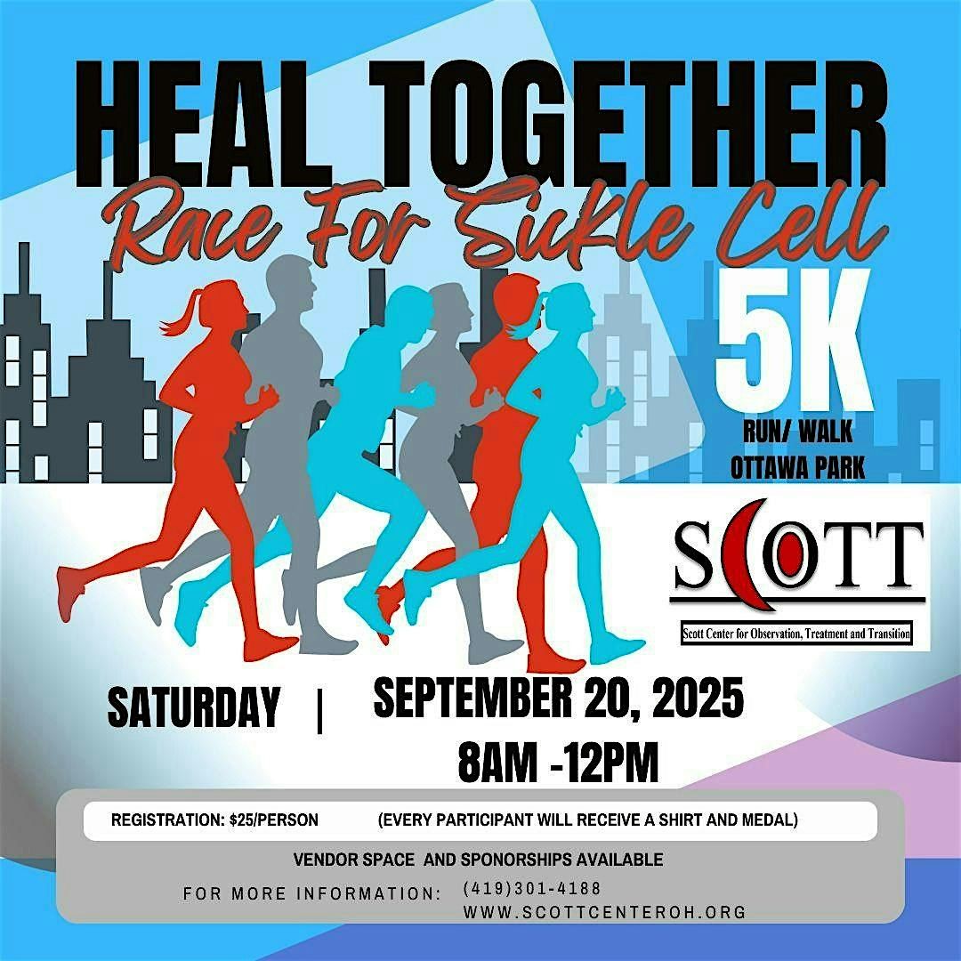 Heal Together: Race For Sickle Cell 5K Run/Walk, 20 September | Event in Toledo | AllEvents