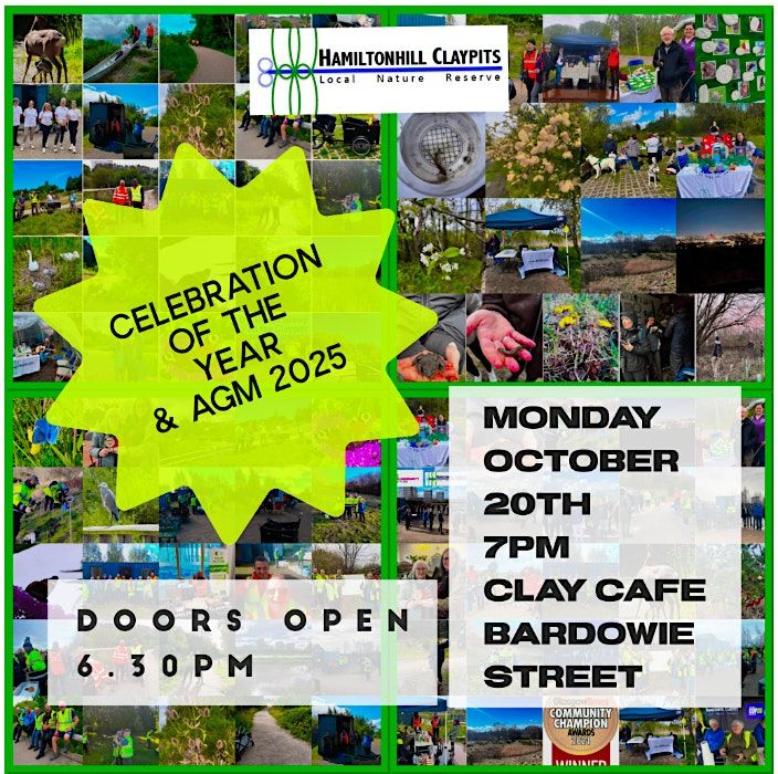 Hamiltonhill Claypits LNR Celebration of the Year &  AGM 2025, 20 October | Event in Glasgow | AllEvents