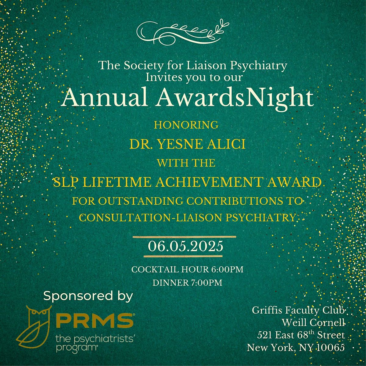 SLP 2025 Annual Awards Dinner, 5 June | Event in New York | AllEvents
