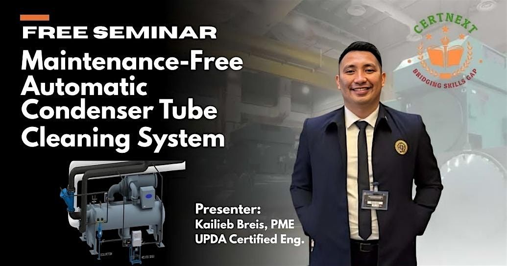 Free Seminar: Maintenance-Free Automatic Condenser Tube Cleaning System | Event in الدوحة | AllEvents