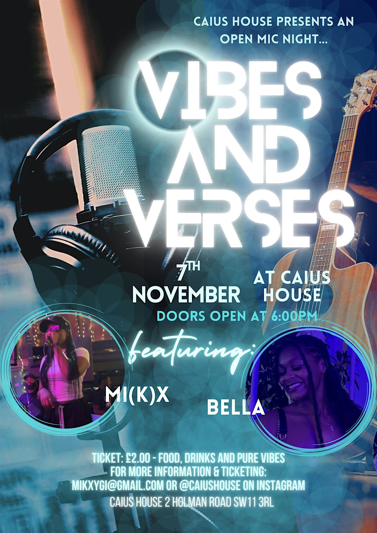 Vibes and Verses, 7 November | Event in London | AllEvents