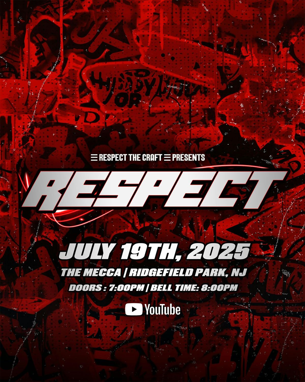 Respect The Craft Presents RESPECT, 19 July | Event in Ridgefield Park | AllEvents