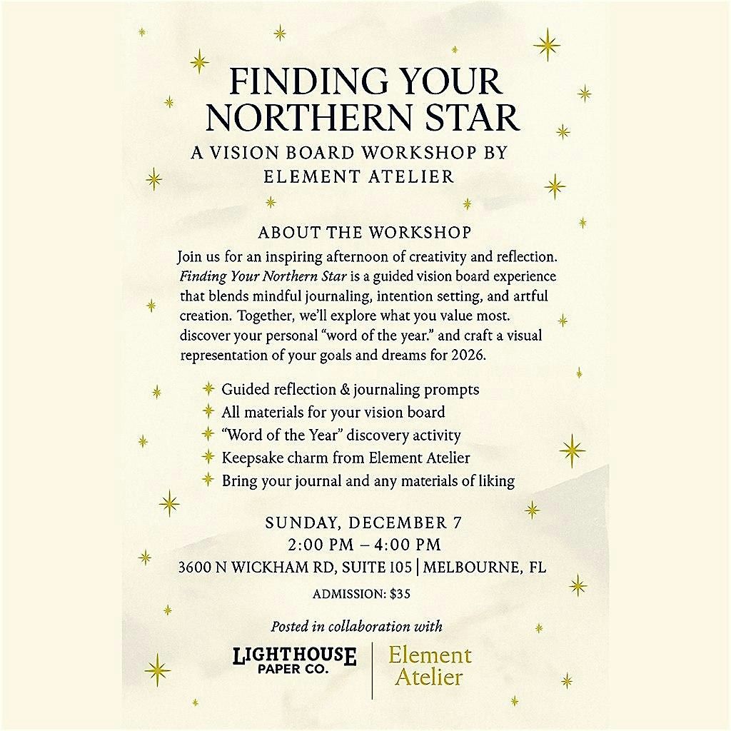 Finding Your Northern Star | A Vision Board Workshop by Element Atelier, 7 December | Event in Melbourne | AllEvents