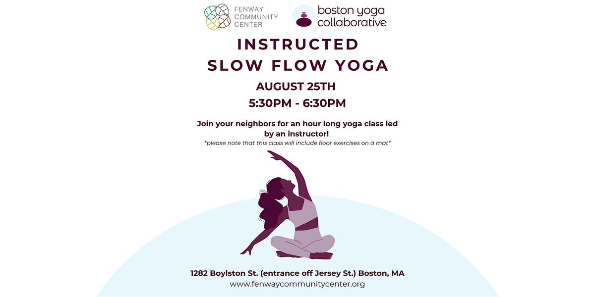 Instructed Slow Flow Yoga, 25 August | Event in Boston | AllEvents