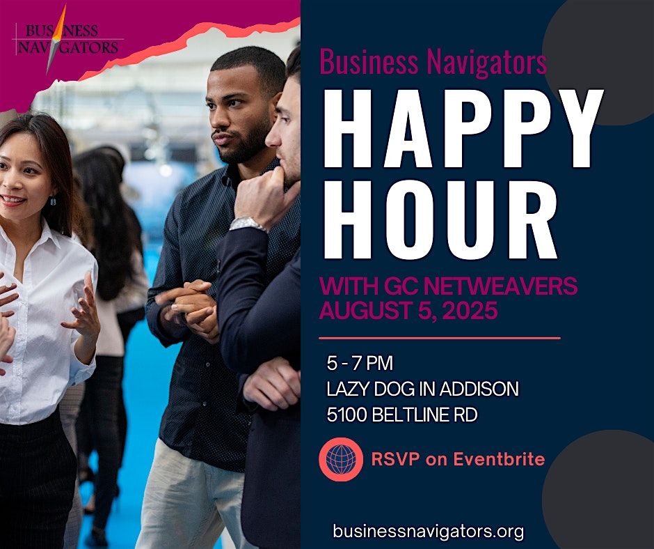 August 5th Happy Hour with GC Netweavers, 5 August | Event in Addison | AllEvents