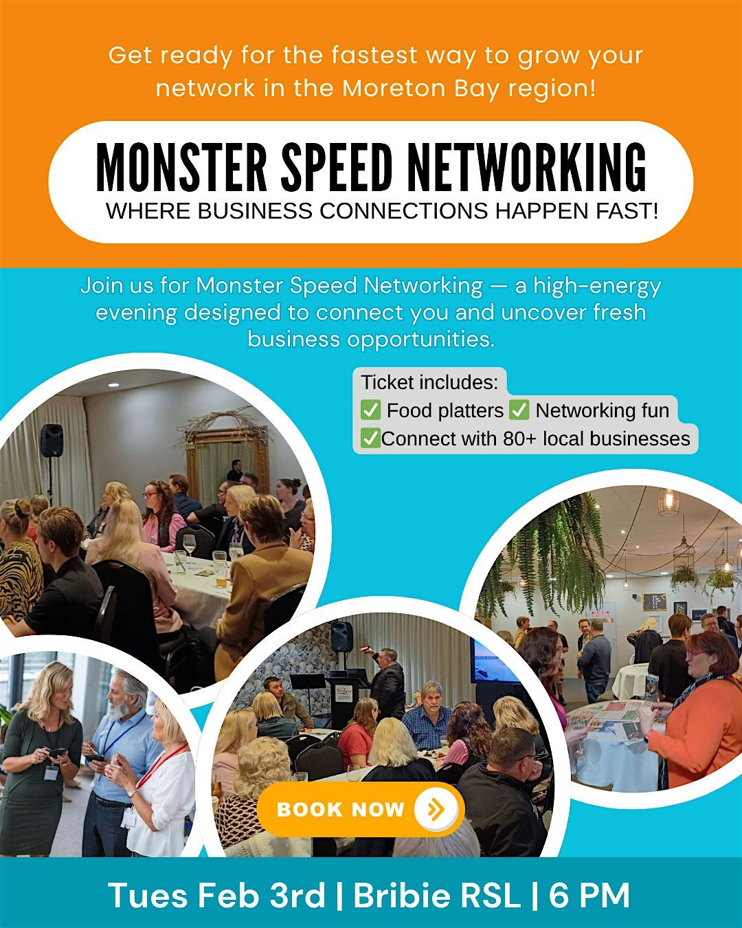 Monster Speed Networking | Pumicestone Chamber of Commerce, 3 February | Event in Bongaree | AllEvents