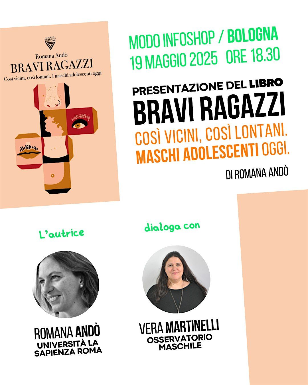 Presentazione del libro BRAVI RAGAZZI di Romana Andò | Event in Bologna | AllEvents