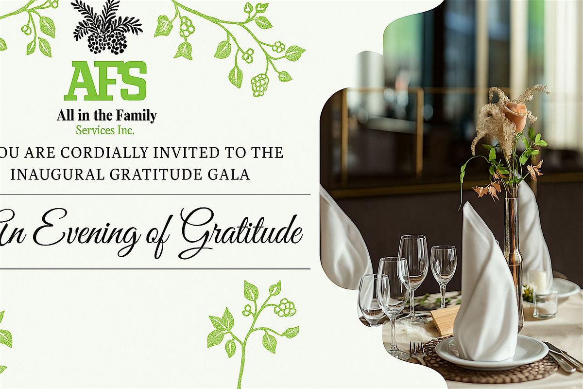 AN EVENING OF GRATITUDE, 27 March | Event in Allen | AllEvents