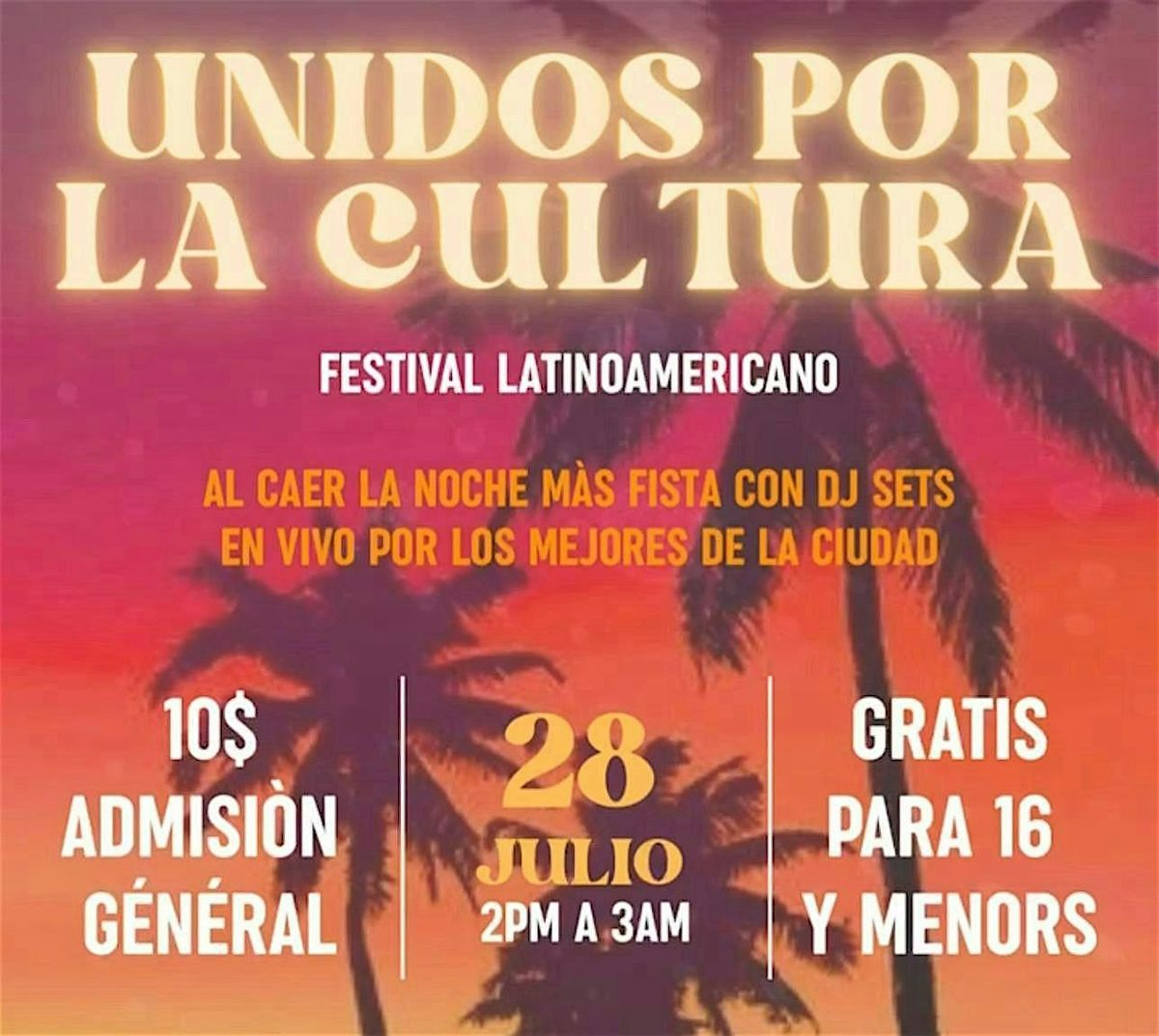 Unidos Por la Cultura, 28 June | Event in Montréal | AllEvents