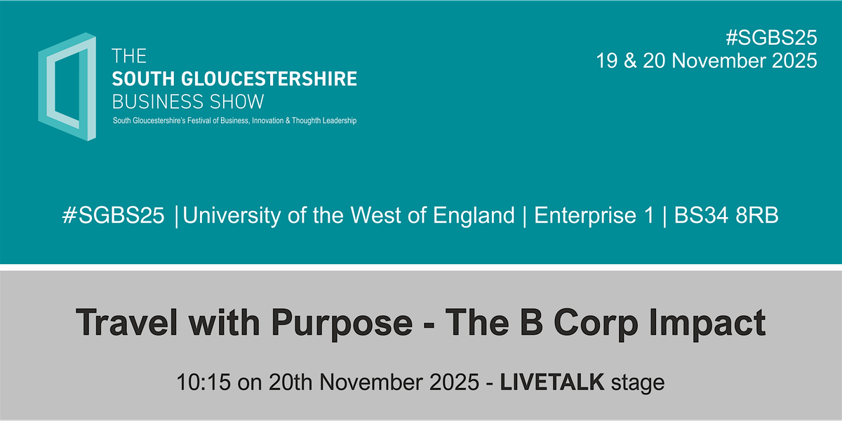 Travel with Purpose - The B Corp Impact | Event in Bristol | AllEvents