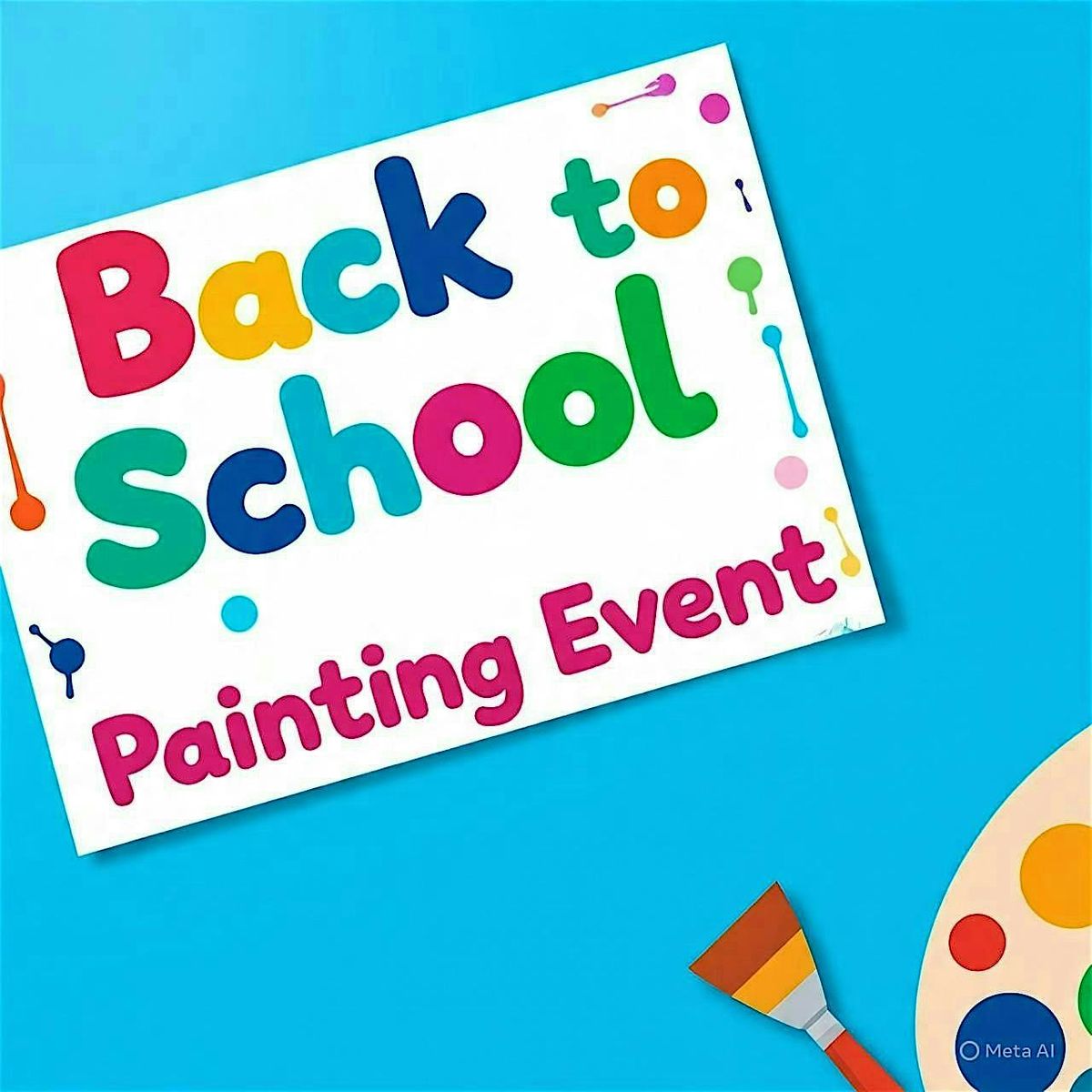 Back to school paint party (Elementary Grades), 30 August | Event in Millington | AllEvents