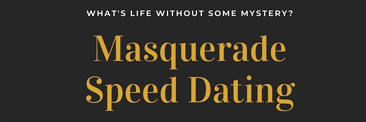 N.Y.C. "MASQUERADE" 20'S & 30'S SPEED DATING!, 24 October | Event in Manhattan | AllEvents