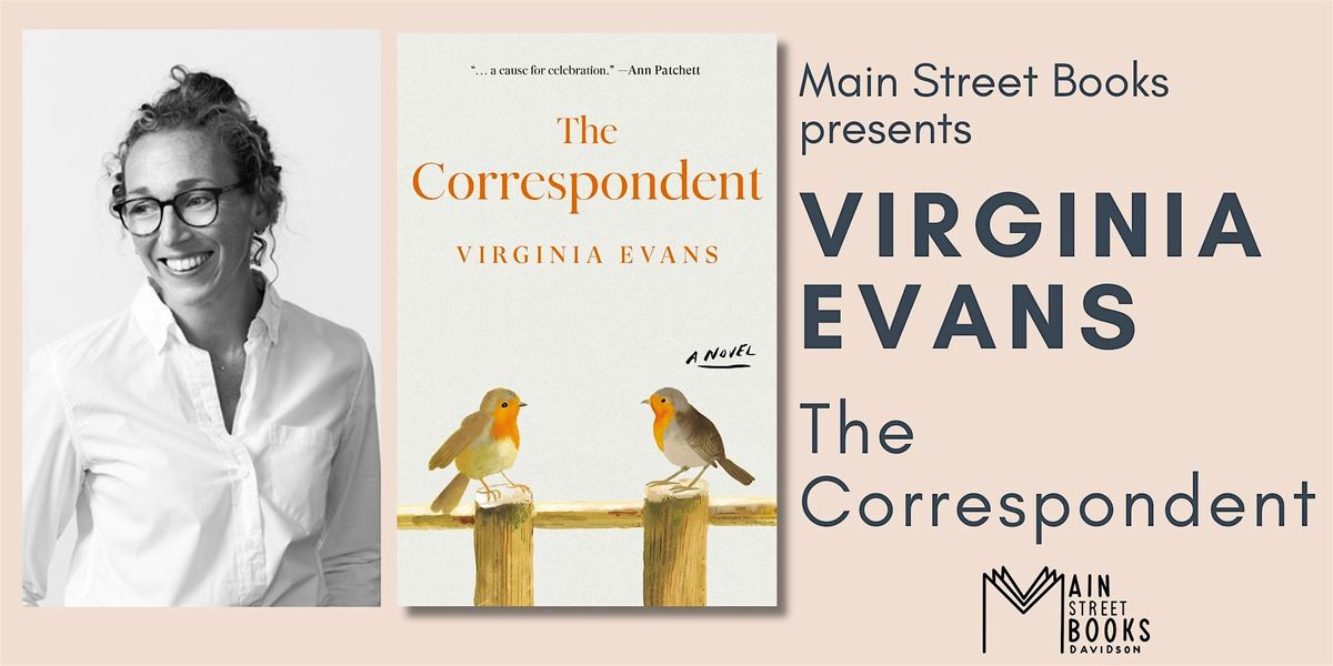 Virginia Evans: THE CORRESPONDENT, 22 July | Event in Davidson | AllEvents
