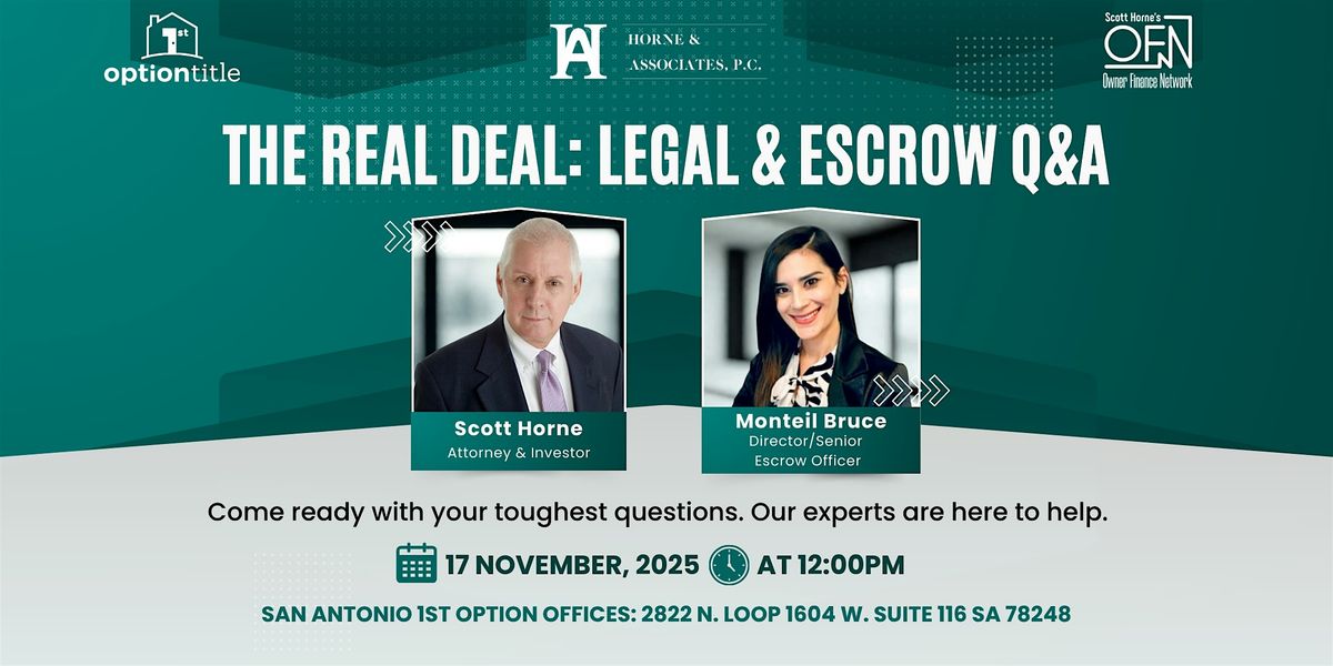 Ask the Attorney - Lunch & Learn | Event in San Antonio | AllEvents