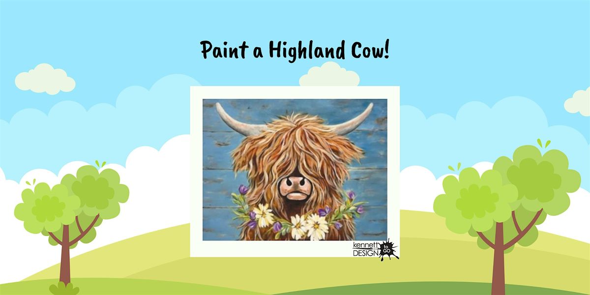 Paint a Highland Cow, 11 October | Event in Elkton | AllEvents