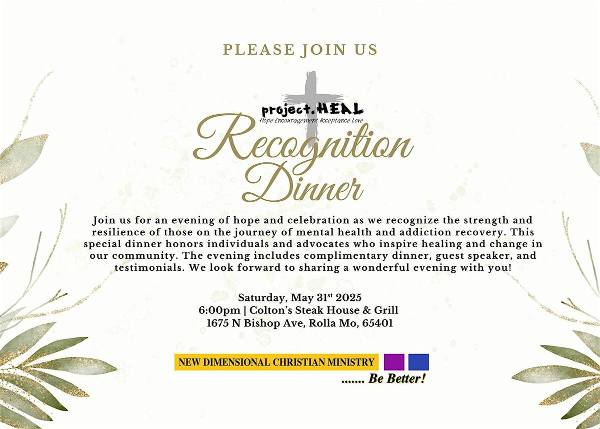 Recognition Dinner, 31 May | Event in Rolla | AllEvents