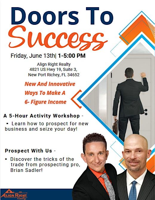 Doors To Success!, 13 June | Event in New Port Richey | AllEvents