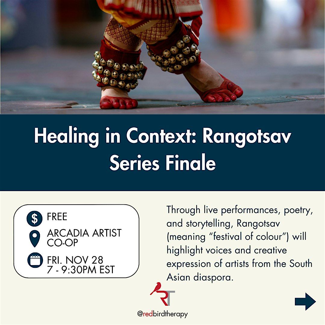 Healing In Context – Rangotsav, 28 November | Event in Toronto | AllEvents