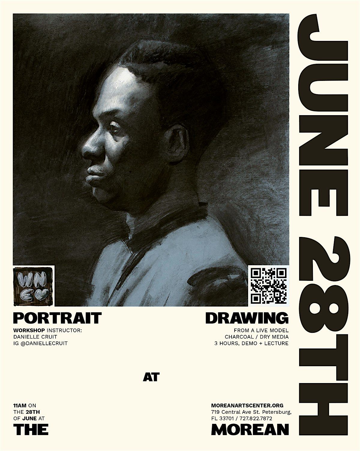 Drawing the Portrait in Charcoal, 28 July | Event in St. Petersburg | AllEvents