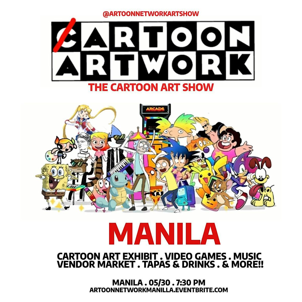 ARTOON NETWORK: THE CARTOON ART SHOW : MANILA, 30 May | Event in Manila | AllEvents