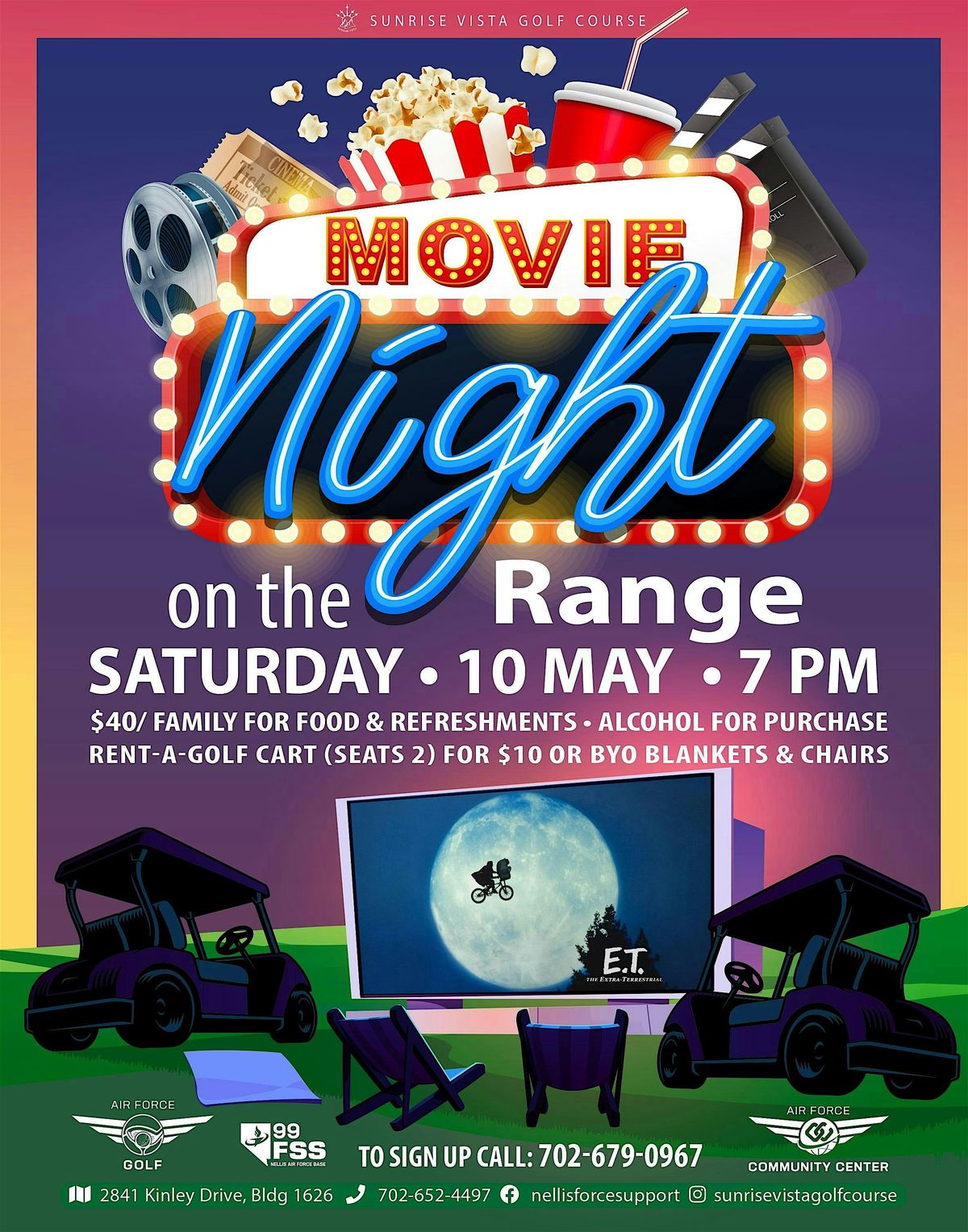 Movie Night on the Range | Event in Nellis Air Force Base | AllEvents
