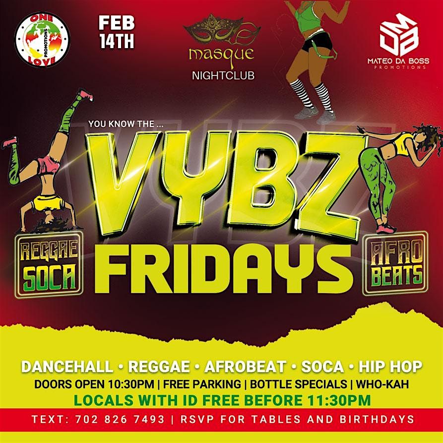 Vybz Fridays Reggae & Afrobeats | Event in Las Vegas | AllEvents