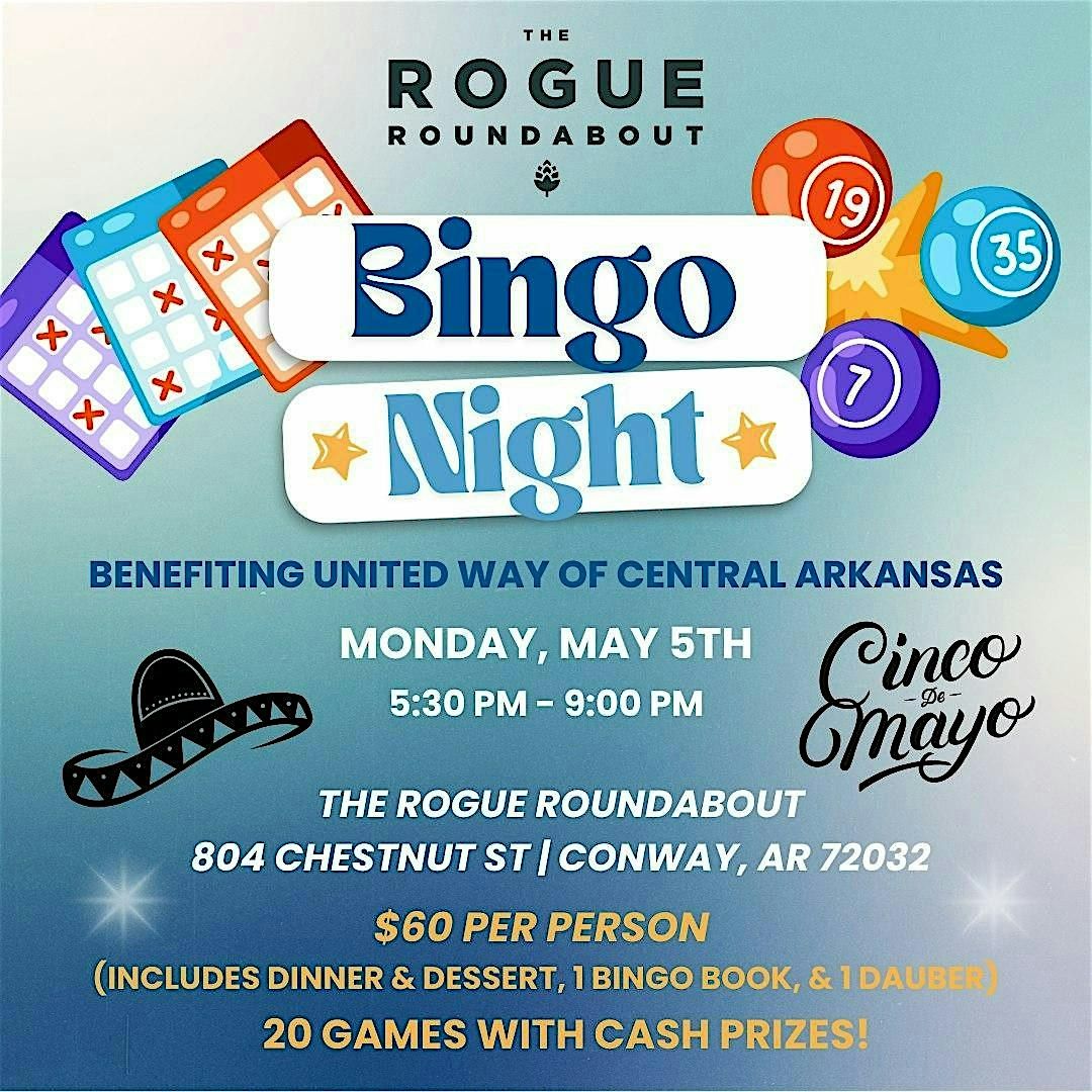 BINGO NIGHT - Benefiting the United Way of Central Arkansas, 5 May | Event in Conway | AllEvents