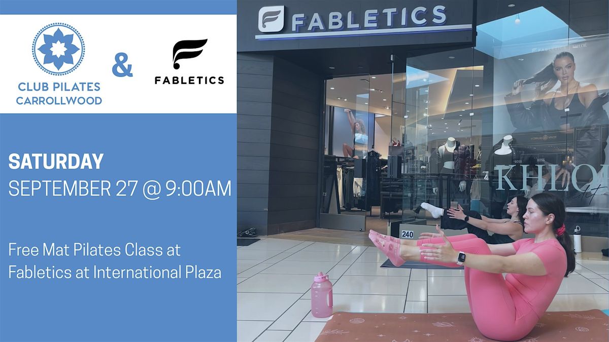 Free Club Pilates Mat Class at Fabletics, 27 September | Event in Tampa | AllEvents