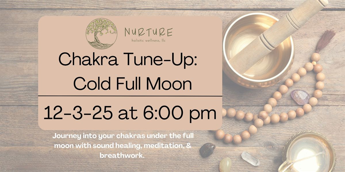Chakra Tune-Up: Cold Moon, 3 December | Event in East Greenwich | AllEvents