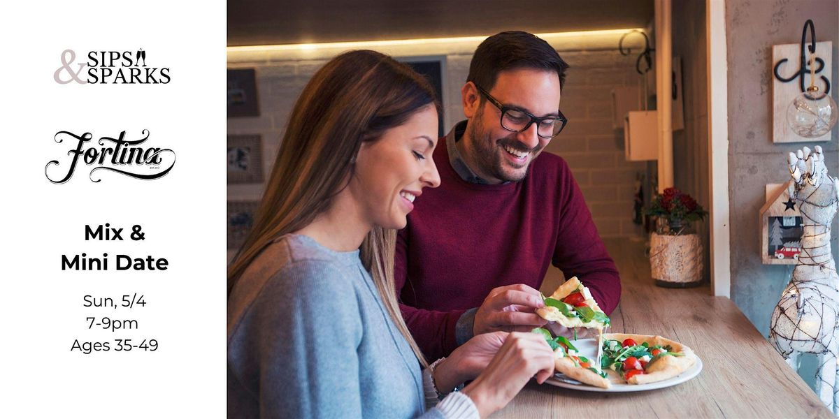 Mix & Mini Date for Ages 35-49 in Stamford, CT at Fortina Pizza | Event in Stamford | AllEvents