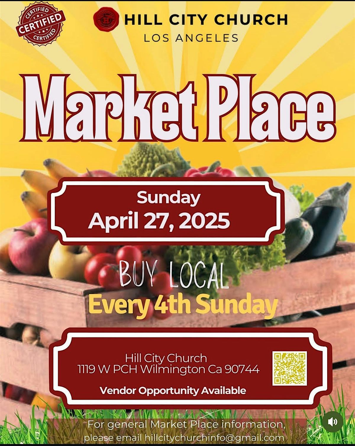Hill City Church Market Place w/ Pastor Dietrich Haddon, 25 May | Event in Los Angeles | AllEvents