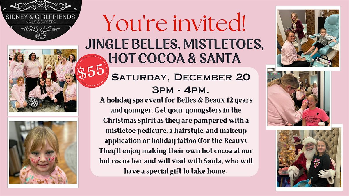 Jingle Belles, Mistletoes, & Hot Cocoa with Santa, 20 December | Event in Martinsville | AllEvents