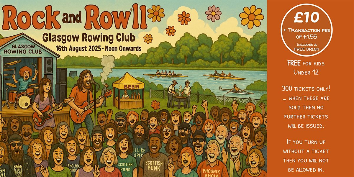 Rock and Row'll, 16 August | Event in Glasgow | AllEvents