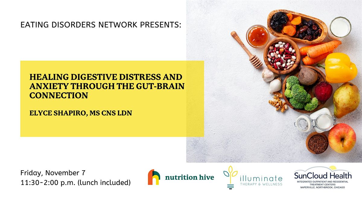 Healing Digestive Distress and Anxiety Through the Gut-Brain Connection, 7 November | Event in Northbrook