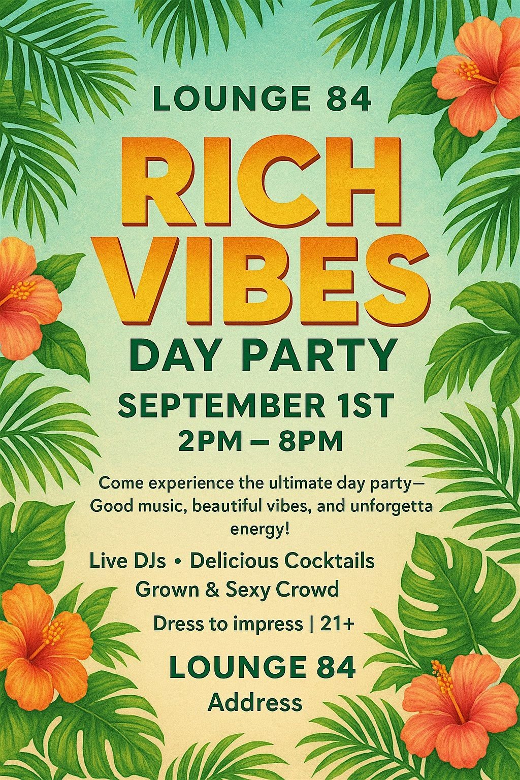 Labor Day Rich Vibes Day Party, 1 September | Event in Fort Lauderdale | AllEvents